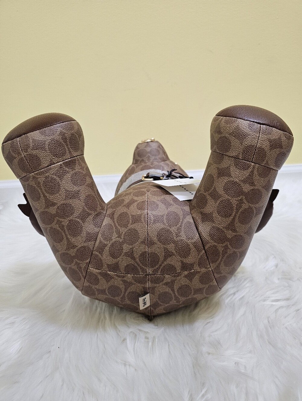 Coach Collectible Bear in Signature Canvas - Picture 8 of 12